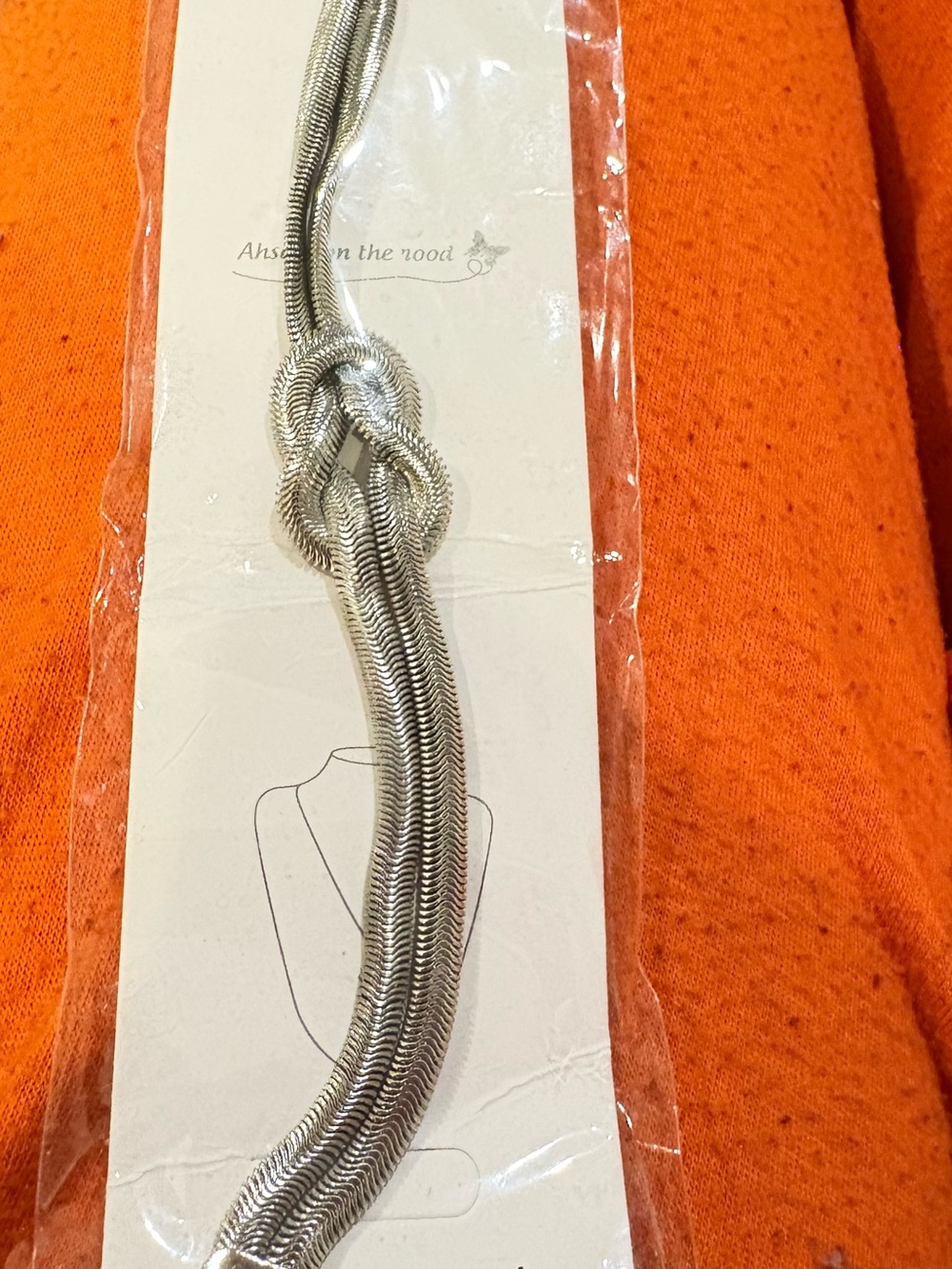 NEW  Silver Knot stainless steel Multi-Strand bracelet- Unbranded